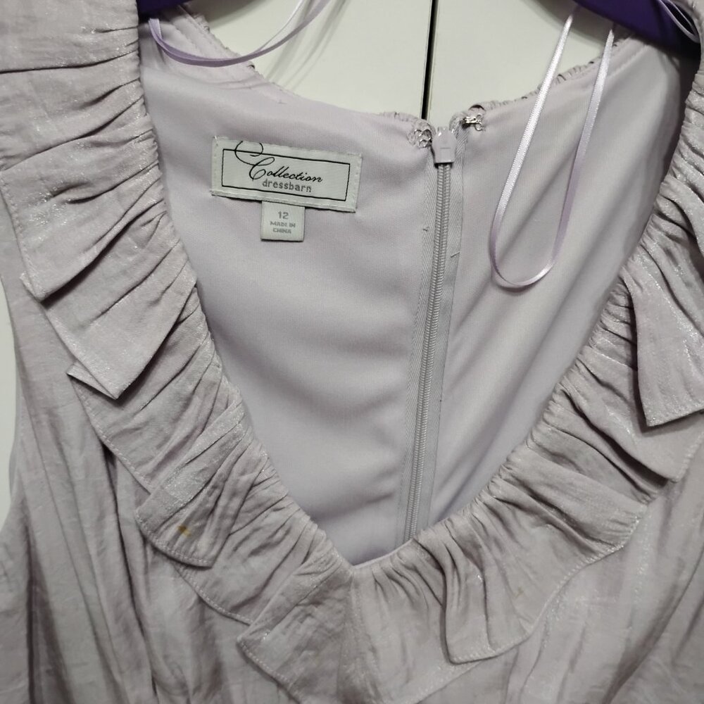 Dress Barn collections evening or party dress - lilac- like new     12 - Picture 3 of 4